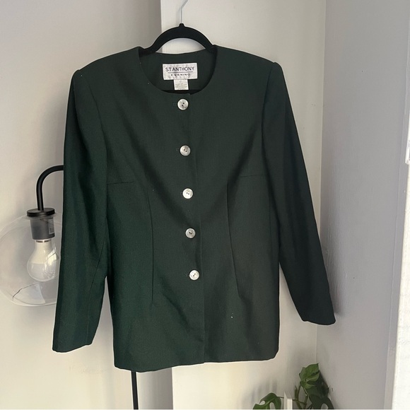 {Vintage} Green blazer - Picture 1 of 3